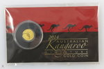 Australien, Känguru Kangaroo, 2 Dollar Goldmünze, 2014, P.P.