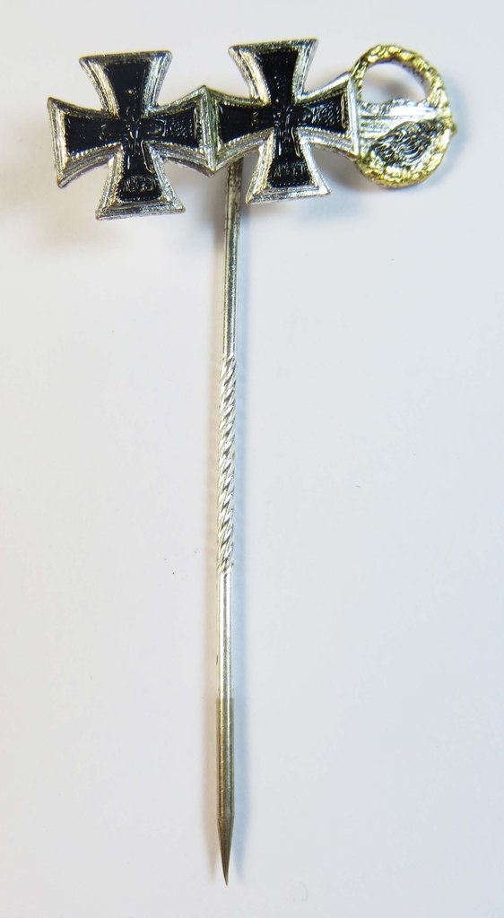 BRD, Miniaturnadel mit Eisernen Kreuz 1. Klasse und Schnellbootabzeichen, Original