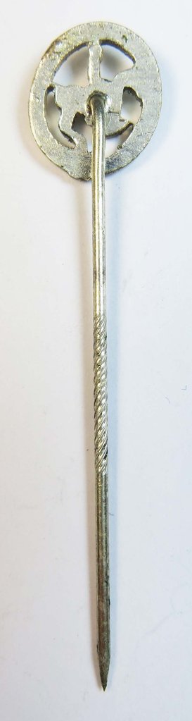 BRD, Reiter Sportabzeichen in Silber, 57er Miniaturnadel, Original