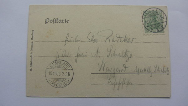 Postkarte, Kiel, Kriegshafen, Original