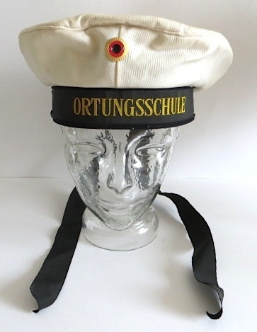 BRD, frühe Marine Tellermütze der Ortungsschule, Gr. 56, Original