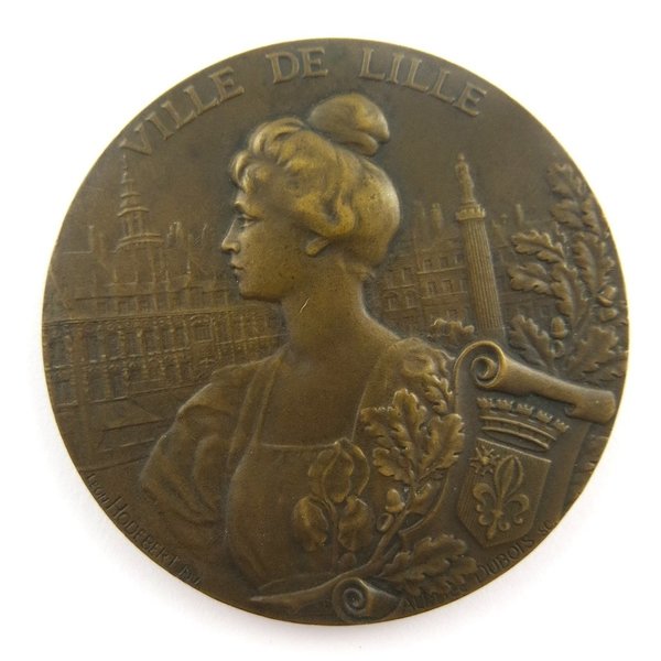 Frankreich, Bronzemedaille "Ville de Lille", Original