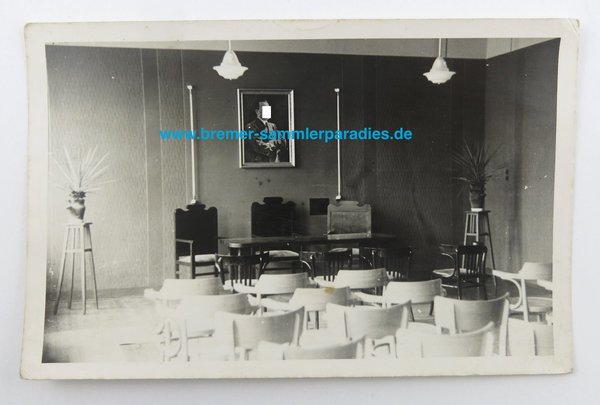 Foto von Parteiräumlichkeiten in Postkartenformat, III. Reich, Original