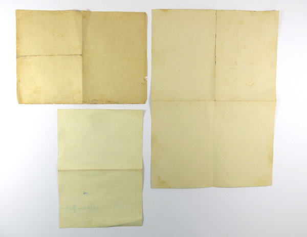 Kleine Dokumentengruppe aus dem Nachlass eines Uffz. des 10/Inf.Regt.391, 2. Weltkrieg, Original