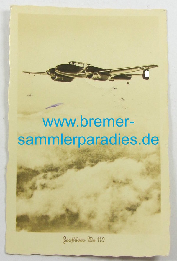 Postkarte Unsere Luftwaffe, gelaufen, III. Reich, Original