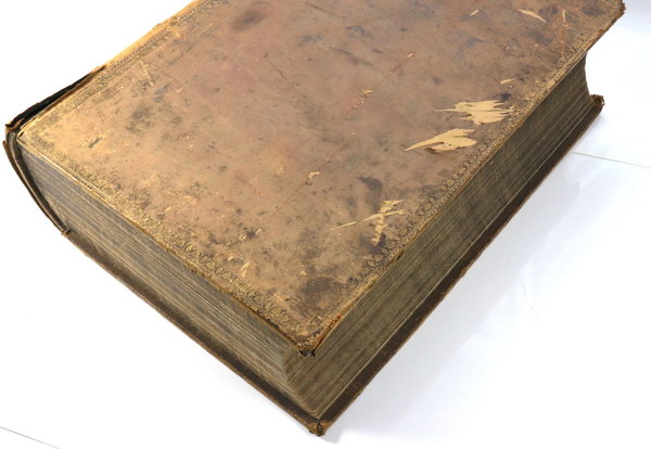 Antike englische Bibel um 1800, "Holy Bible"
