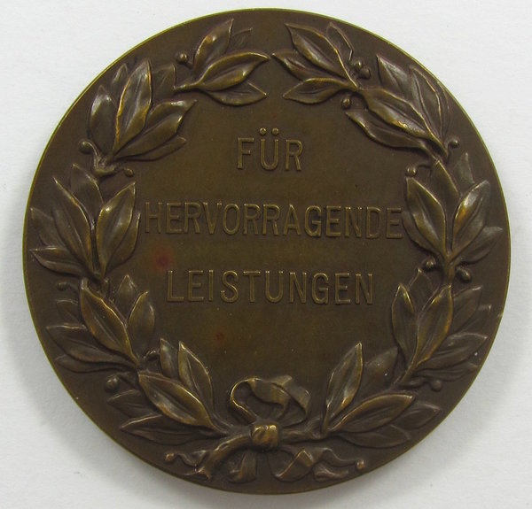 Medaille aus Bronze "Schaufenster Wettbewerb Hannover 1911", 5 cm Durchmesser