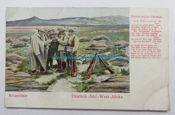 AK / Postkarte  DSWA, Briefe aus der Heimat, Original