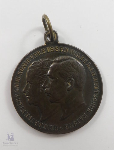 Medaille Jahrhundertfeier des Inf. Regt. Freiherr v. Spaar 3. Westfäl. Nr. 10