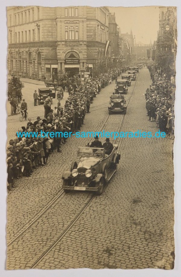 AK / Postkarte, Hannover 20. Juni 1928, III. Reich, Original