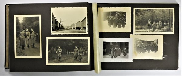 Fotoalbum eines Soldaten "Meine Dienstzeit", 2. Weltkrieg, Original