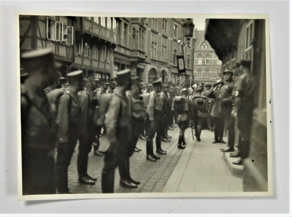 Foto von höheren Würdenträgern der SA, Aufmarsch 1933, III. Reich, Original