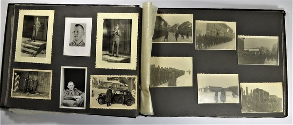 Fotoalbum eines Soldaten "Erinnerungen", 2. Weltkrieg, Original