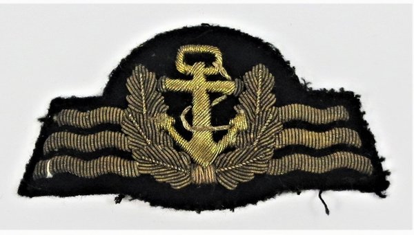 BRD, altes Stoffabzeichen für Seefahrerpersonal