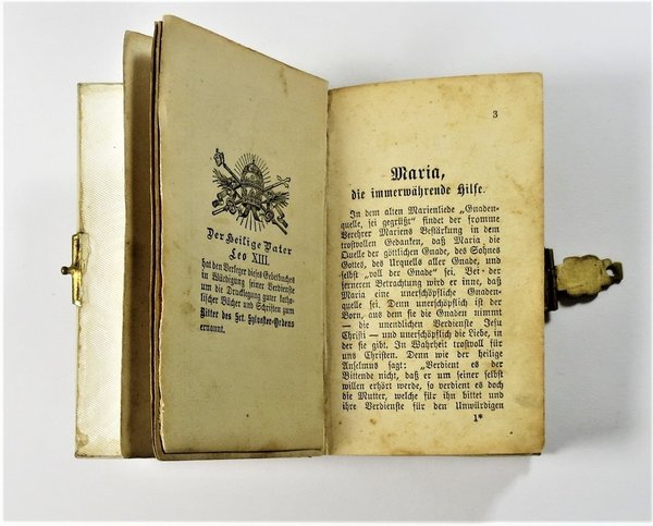 Antikes Gebetsbuch aus Perlmutt und Bein, 1896