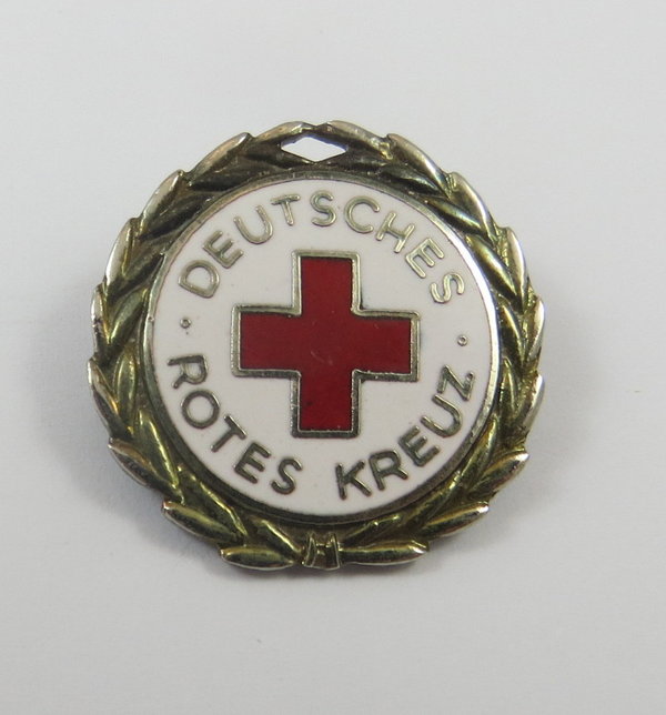Abzeichen, Deutsches Rotes Kreuz, emailliert und versilbert