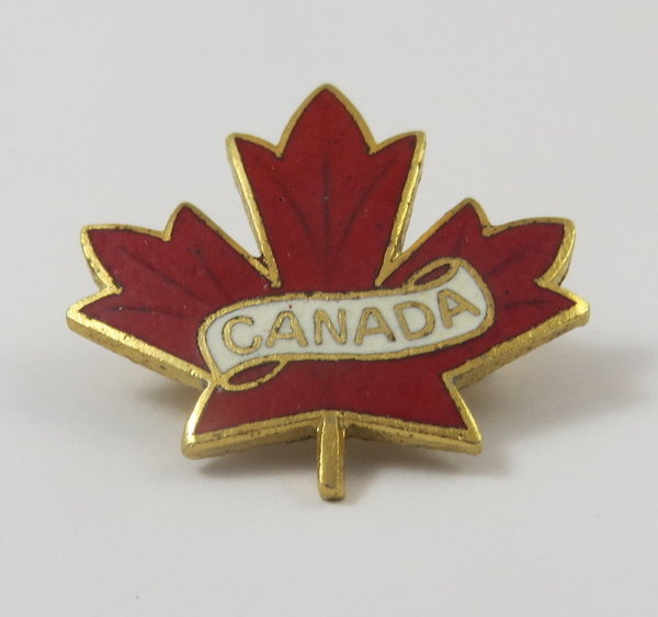 Abzeichen, Canada, emailliert und vergoldet
