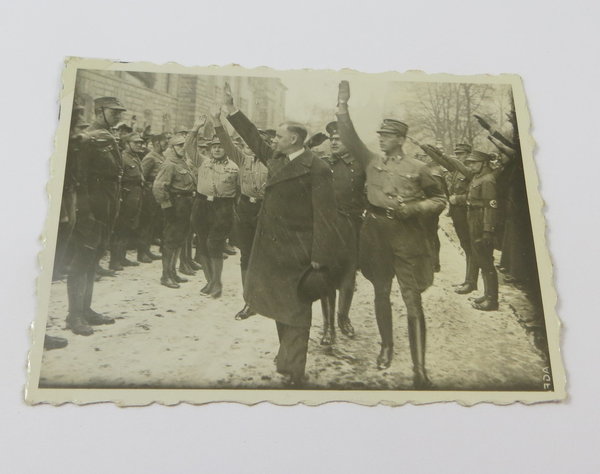Foto, Otto Telschow NSDAP-Gauleiter Ost-Hannover mit Gefolge, 1933, III.Reich, Original