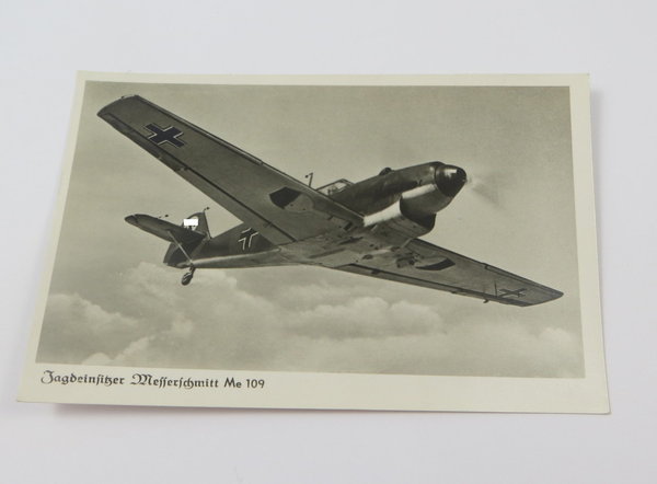 AK / Postkarte, Jagdeinsitzer Messerschmitt Me109, III.Reich, Original