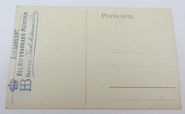 AK / Postkarte, München, Königliches Hofbräuhaus, um 1900, Original