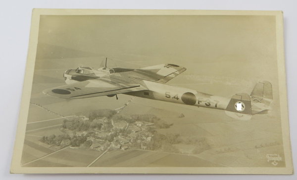 AK / Postkarte, Unsere Luftwaffe Zweimotoriges Kampfflugzeug Dornier DO-17, III.Reich, Original