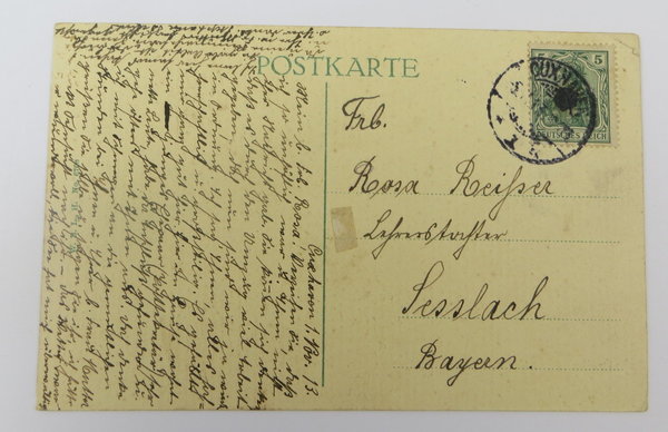 AK / Postkarte, Nordseebad Cuxhaven, Abfahrt eines Schnelldampfers, 1913, Original