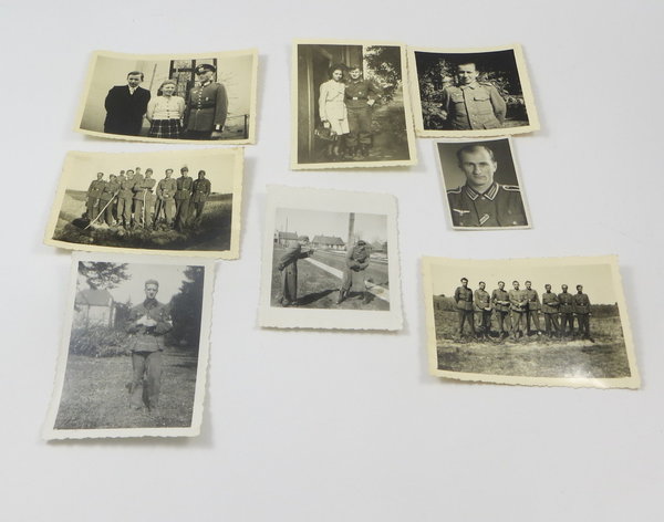 Fotos, Konvolut mit 8 Stück, 2.Wk, III. Reich, Original