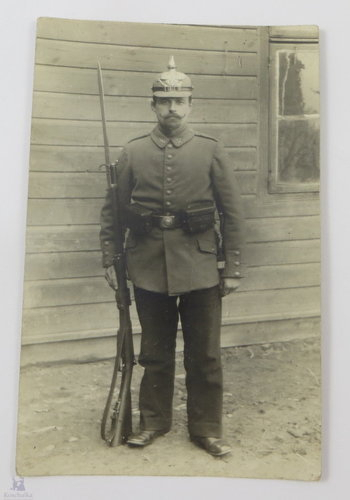 AK / Postkarte, Portrait, Soldat um 1915, 9. Armee, Original