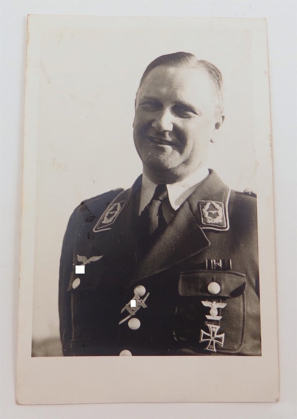 Foto eines ranghohen und hochdekorierten Luftwaffenoffiziers, III. Reich, Original