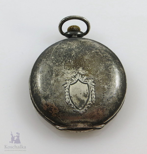 Antike 84/875er Silber Taschenuhr, Tavernes Watch Go, Russland