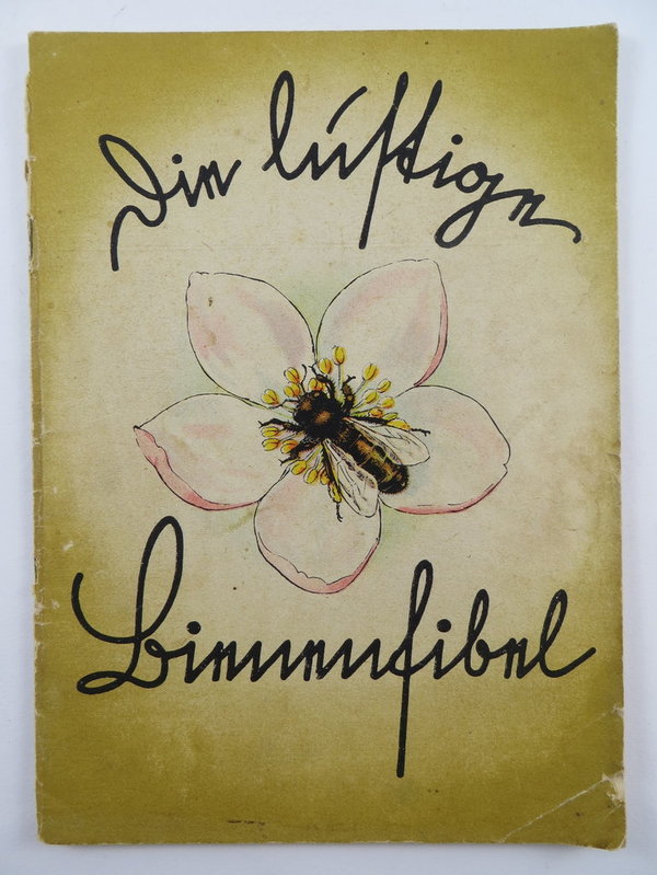 Die lustige Bienenfibel, 1939, 32 Seiten mit farbigen Illustrationen, III. Reich, Original