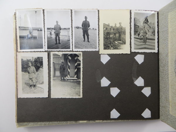 Fotoalbum aus dem 2. Weltkrieg mit ca. 280 Fotos, Original