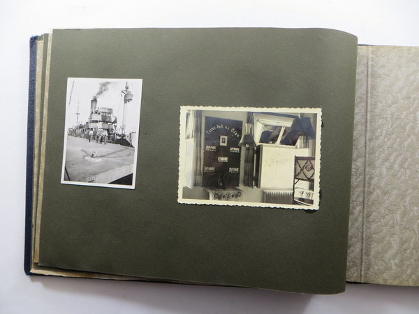 Fotoalbum eines Soldaten der Kriegsmarine mit ca. 70 Fotos, 2. Weltkrieg, Original