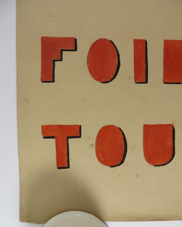 Frankreich, Plakat "Foire de Toulouse" von Jean-Paul le Verrier, 1940, Originalentwurf