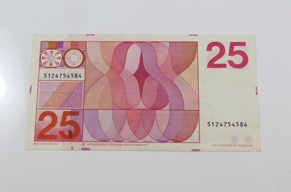 Niederlande, Banknote 25 Gulden, 1971