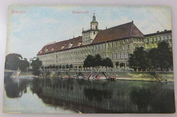 AK / Postkarte, Breslau - Wroclaw Universität, Original
