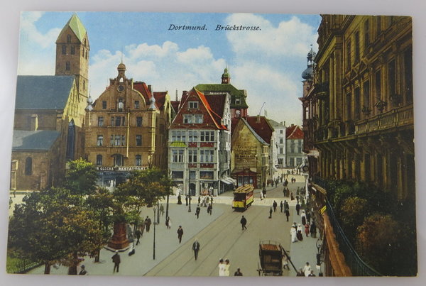 AK / Postkarte, Dortmund Brückstrasse, Original
