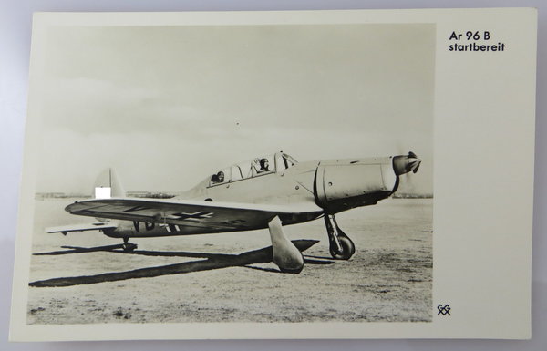 Foto, Postkarte, Ar 96 B startbereit, III. Reich, Original