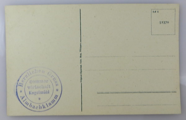 AK / Postkarte, Almbachklamm, Sommerwirtschaft Kugelmühl, Original