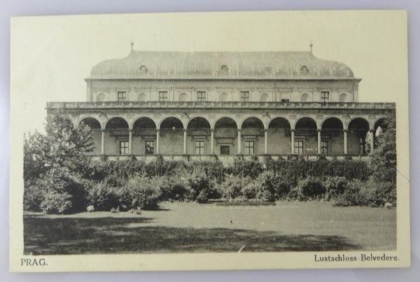 AK / Postkarte, Prag Tschechei, Lustschloss Belvedere, um 1911, Original