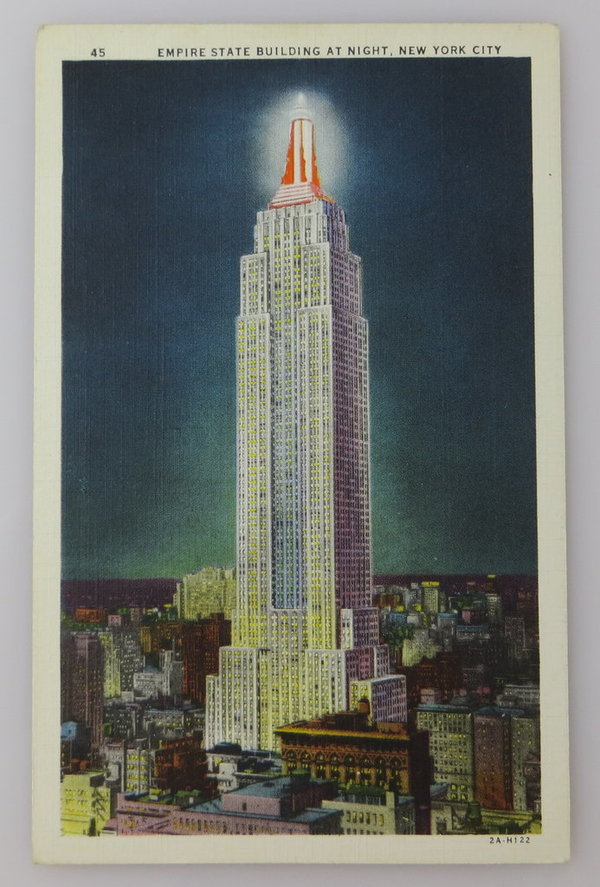 AK / Postkarte, Empire State Building, New York City, USA, Alt, Original