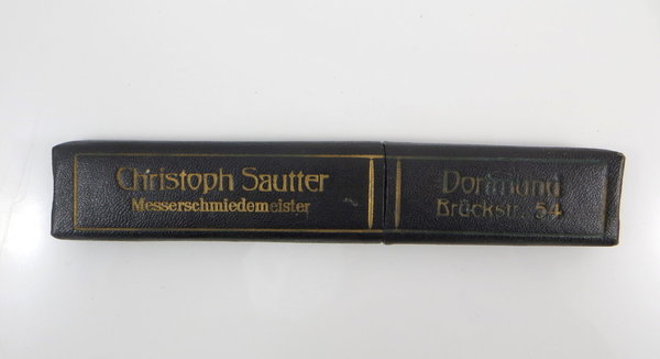 Vintage Rasiermesser, Christoph Sautter, mit Etui
