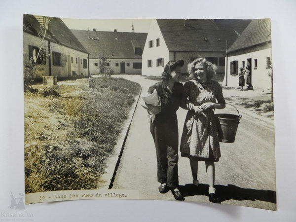 Propagandafoto "In den Straßen der Stadt", III. Reich, Original
