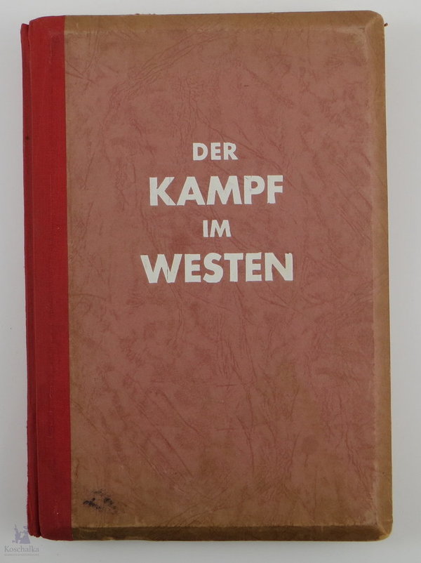 Raumbilderalbum "Der Kampf im Westen", III. Reich, Original