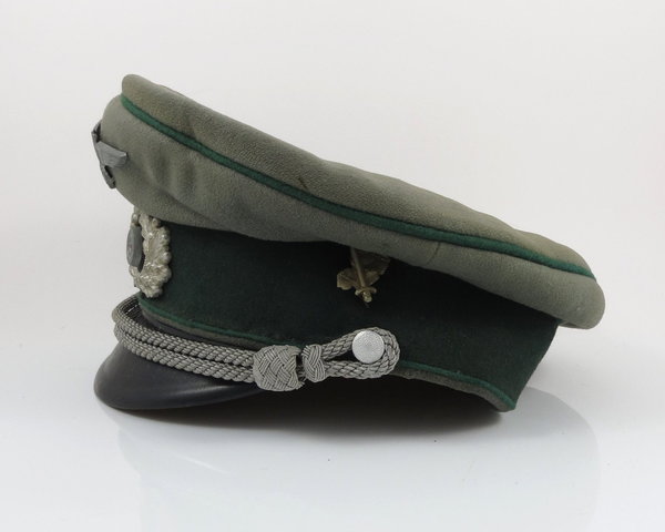 Schirmmütze eines Offiziers der 90. Panzergrenadiersdivision, Wehrmacht, III. Reich, Original