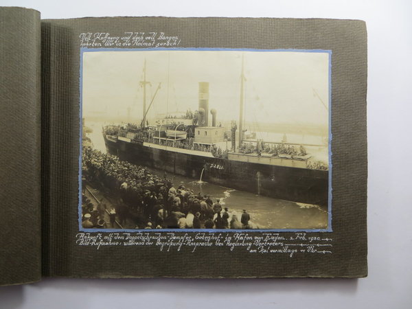 Fotoalbum aus dem 1. Weltkrieg mit 39 Fotos, 1914/18, Original