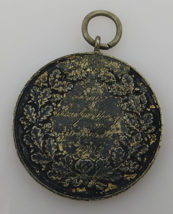 Bremen- Achim, 900er Silber Schützen Medaille, um 1898, Original