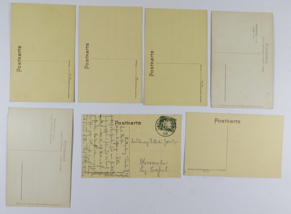 AK / Postkarten, Rothenburg ob der Tauber, Konvolut mit 7 historischen Postkarten