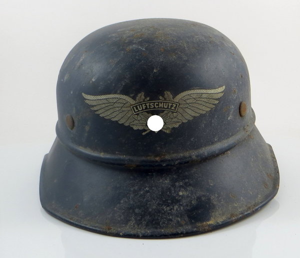 Luftschutzhelm/Gladiator aus dem III. Reich, Original