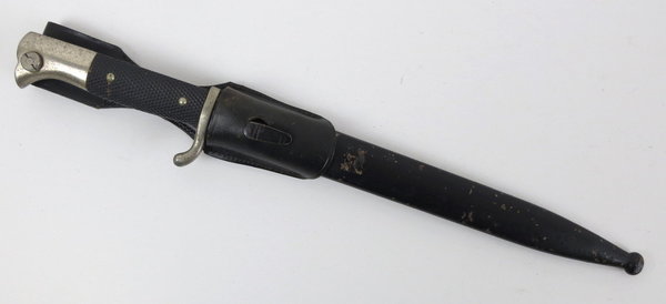 Ausgeh Bajonett / Seitengewehr für K98 mit Koppelschuh, Puma, III.Reich, Original